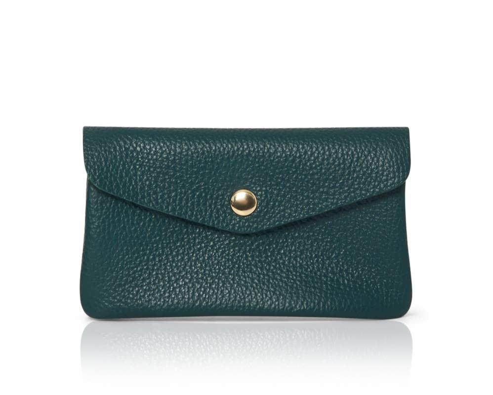 Large Italian Leather Coin Purse