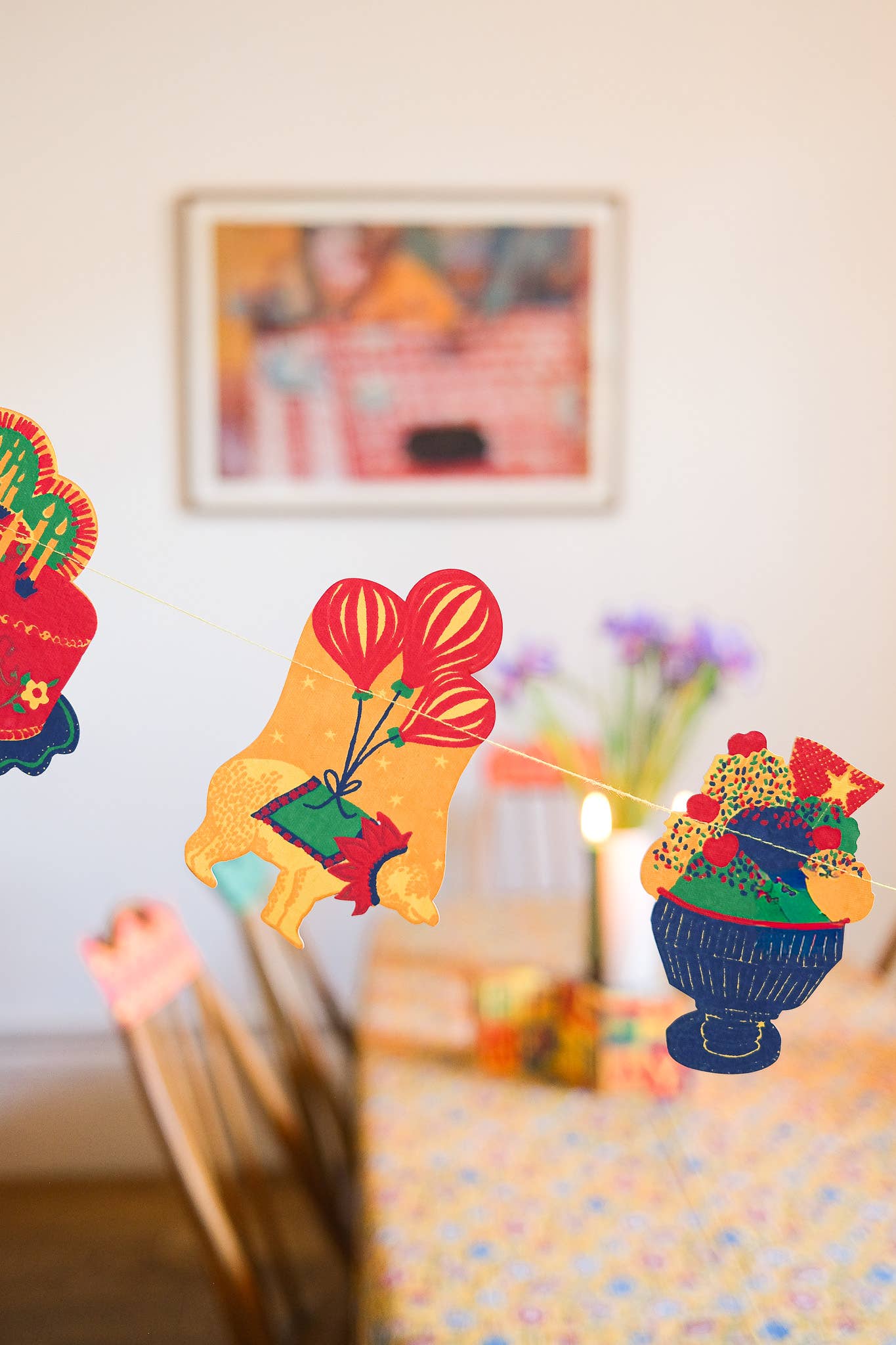 Birthday Party Paper Garland