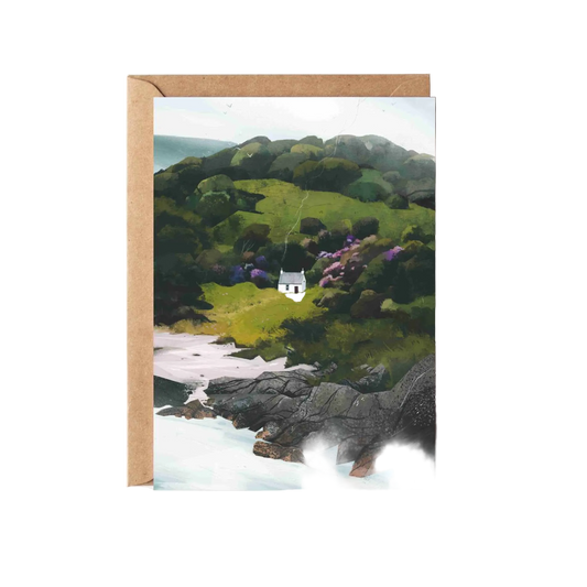 Mull of Kintyre, Cosy Cottage Greeting Card