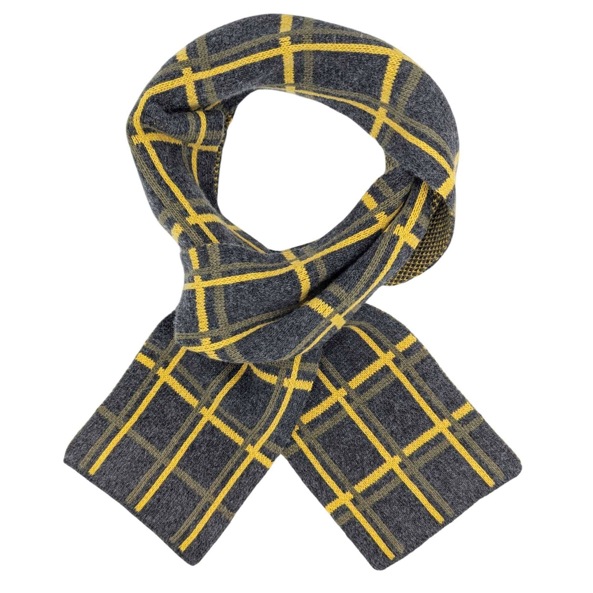 Catherine Tough patterned merino lambswool scarf