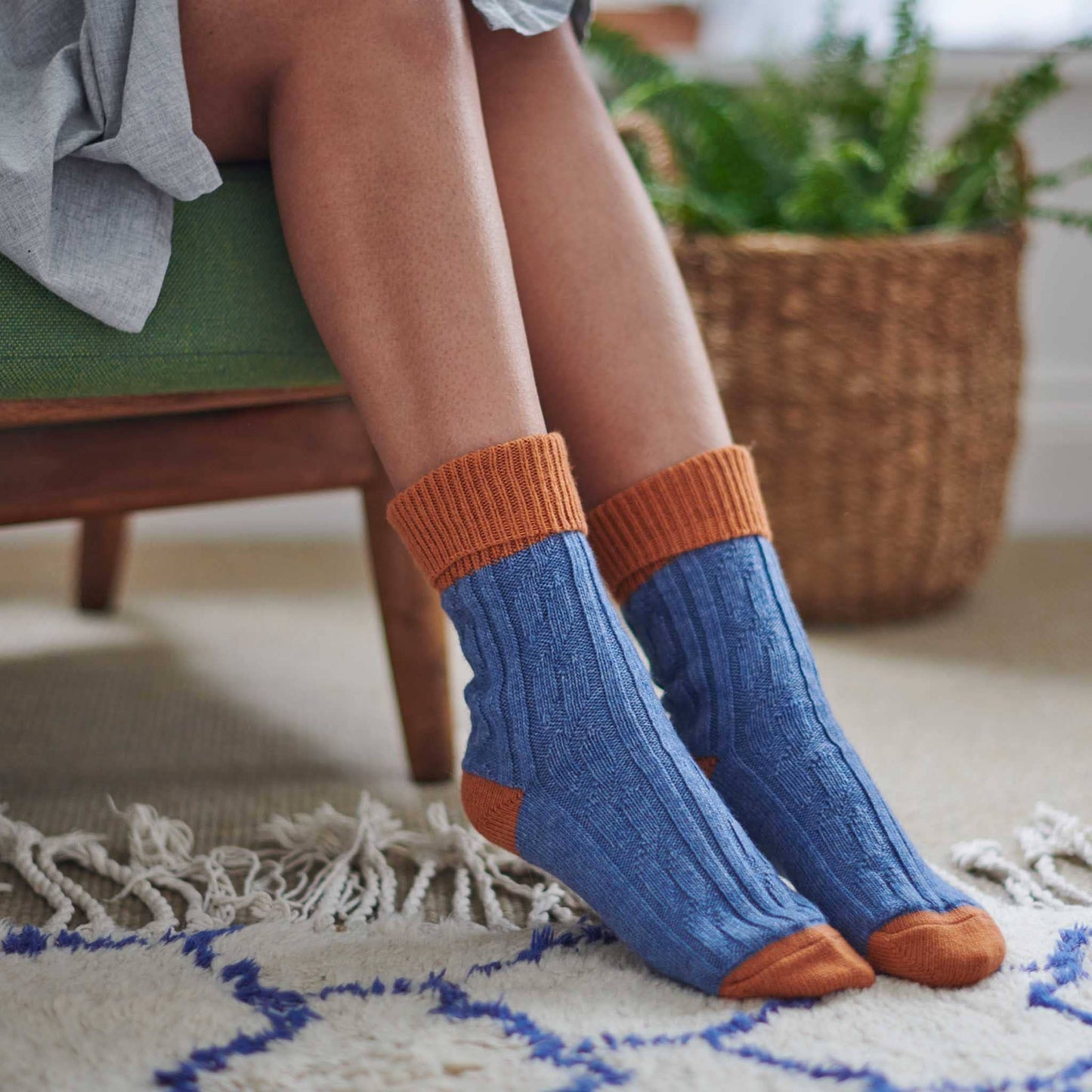 Cashmere Blend Slouch Socks (5 colours)