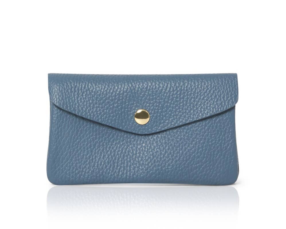Large Italian Leather Coin Purse