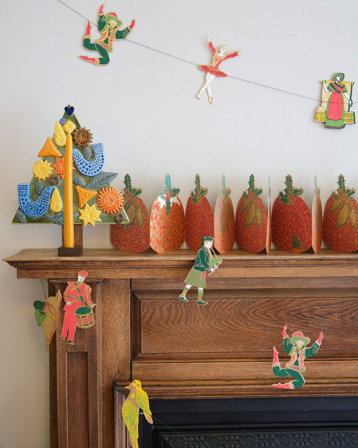 East End Press - 12 Days of Christmas Sewn Garland