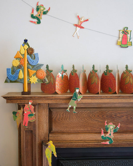 East End Press - 12 Days of Christmas Sewn Garland