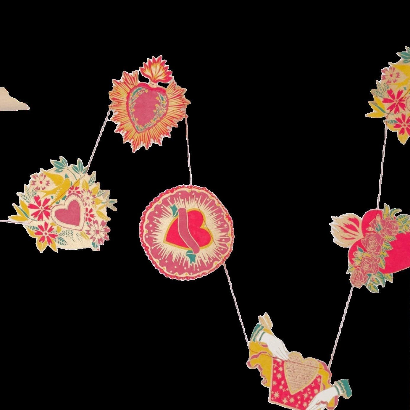 Sacred Heart Milagros Garland