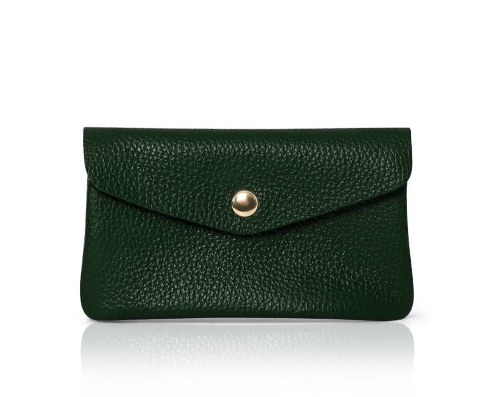 Large Italian Leather Coin Purse