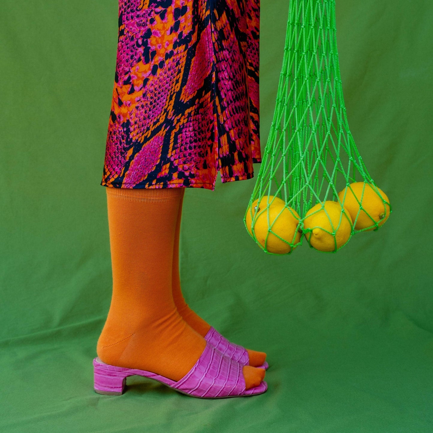 KLUE Organic solid Socks | Orange