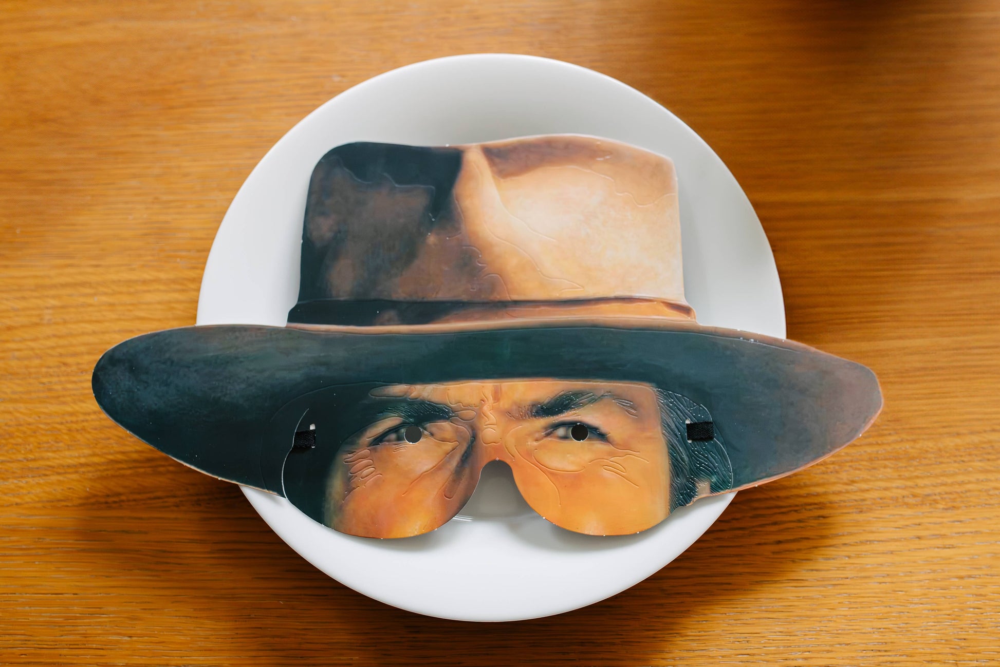 Clint Eastwood paper party mask